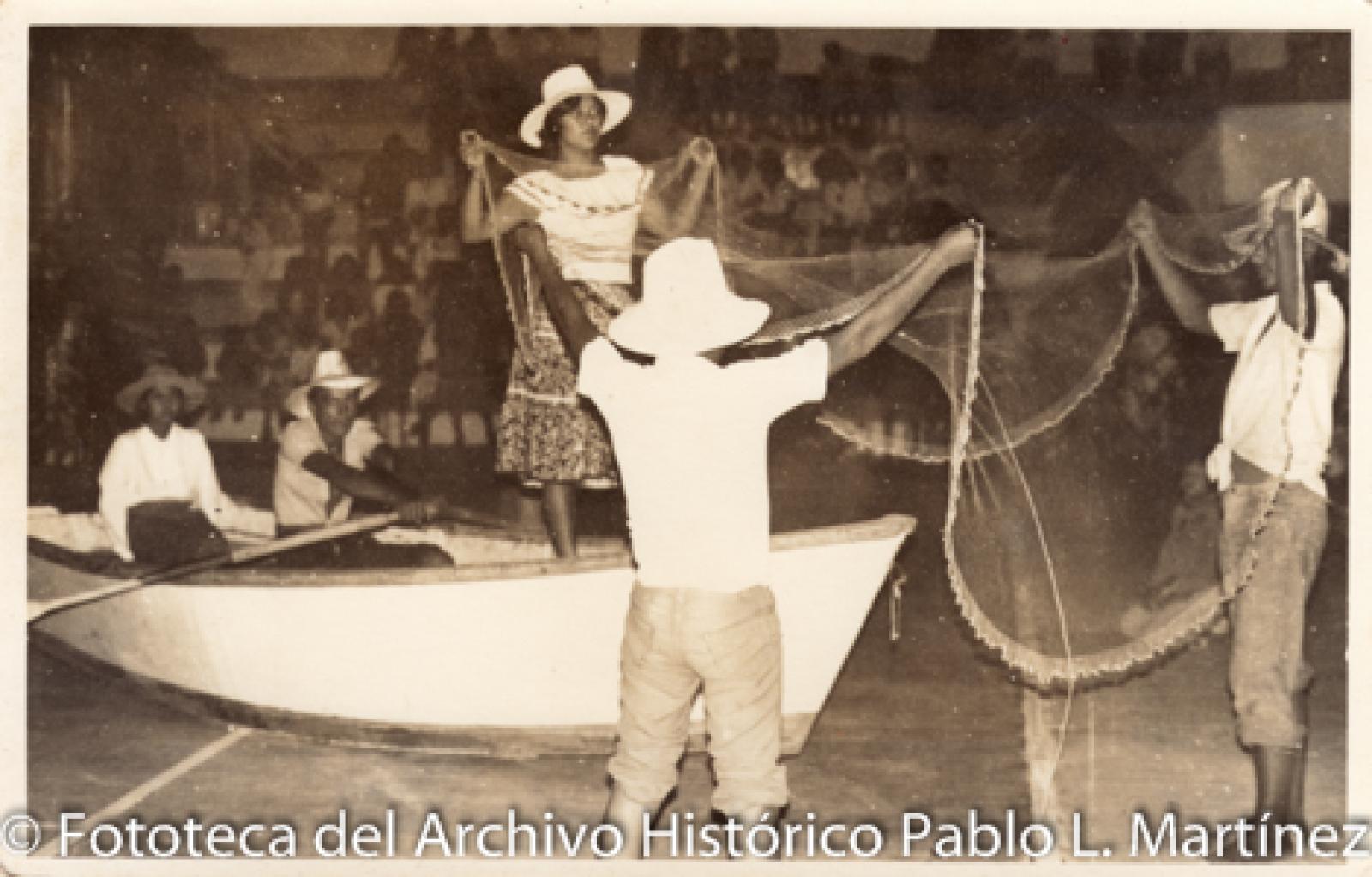 Actores que representan a pescadores