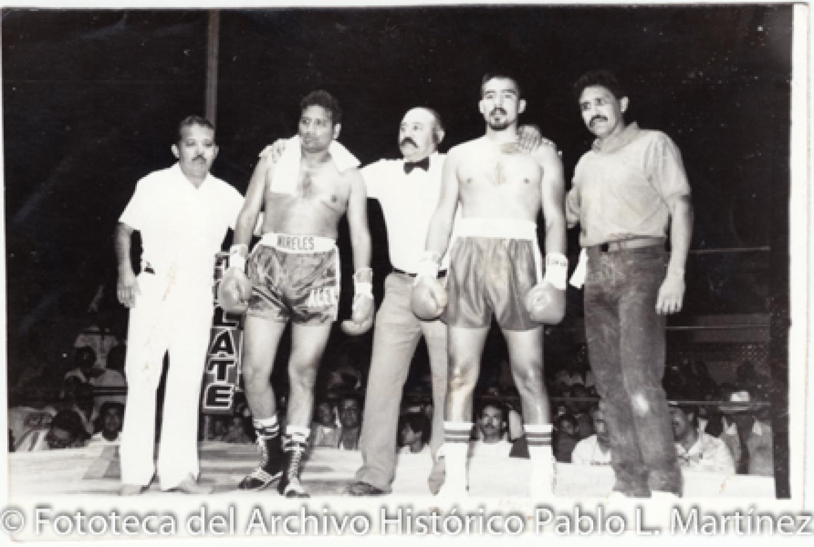 Alejandro Mireles e Isaías “La Bestia Carballo”, boxeadores.