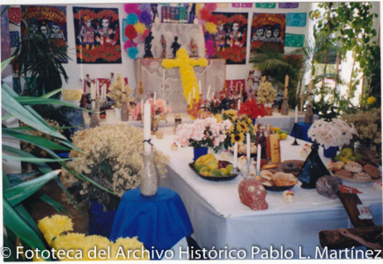 Altar de día de muertos.