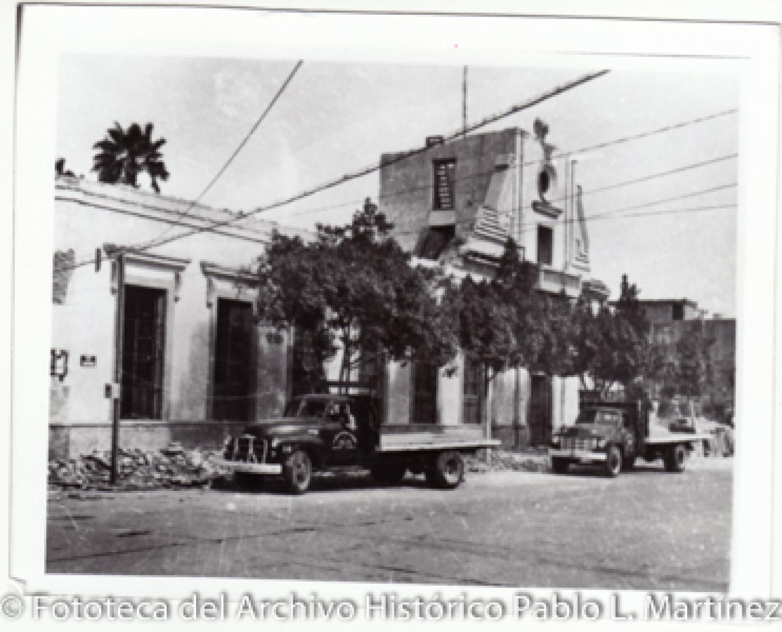 Antigua Casa de Gobierno, en demolición.