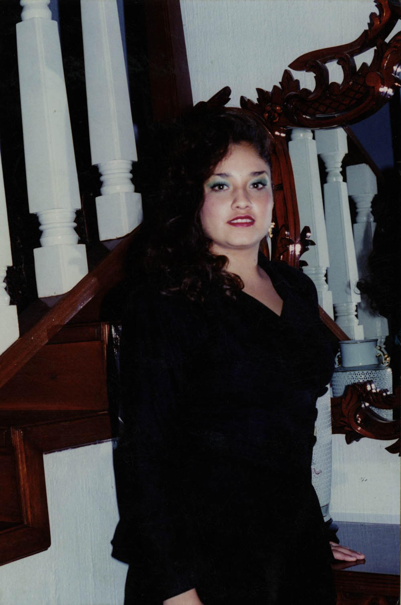 Blanca Casillas, aspirante a reina del carnaval San Lucas, Baja California Sur 1995.
