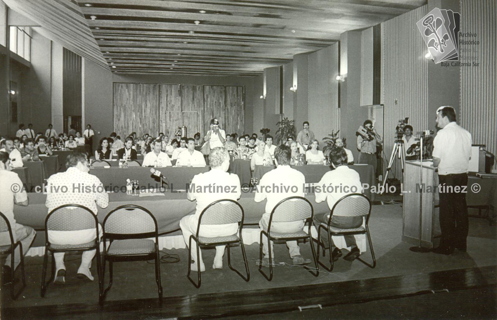 Discurso de Guillermo Mercado Romero en reunión de trabajo.