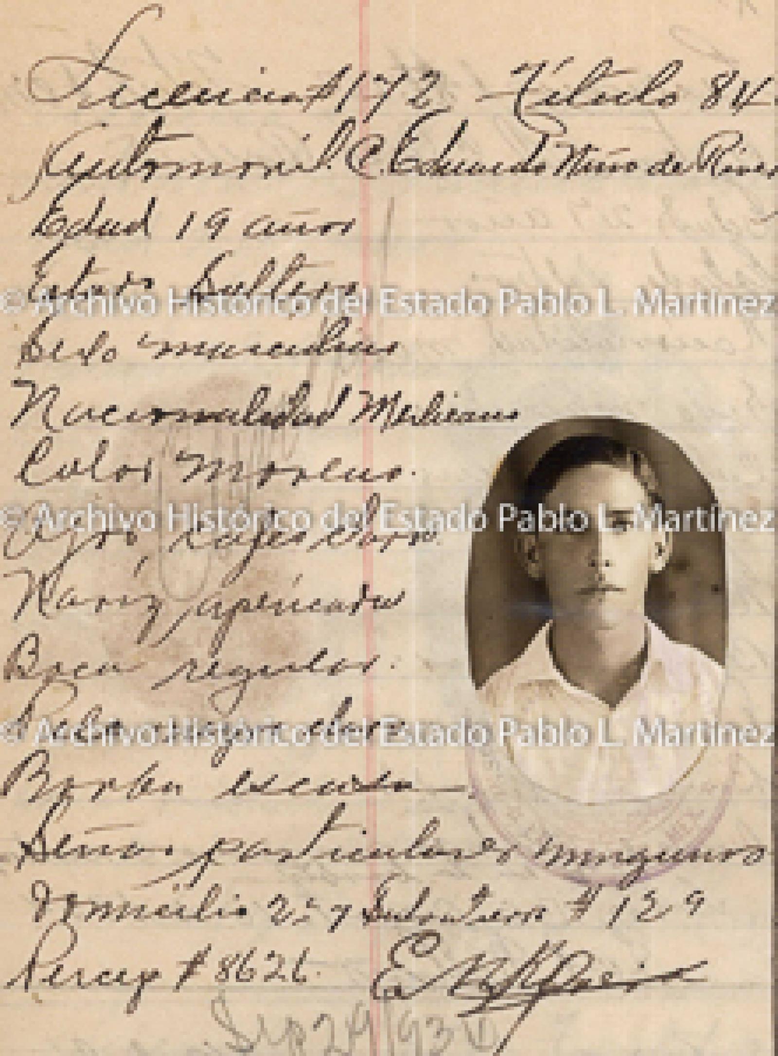 "Eduardo Niño de Rivera" retrato.