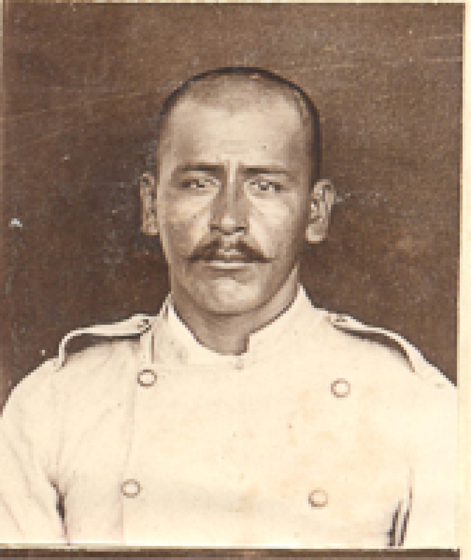El boga Elviro Ojeda de frente.