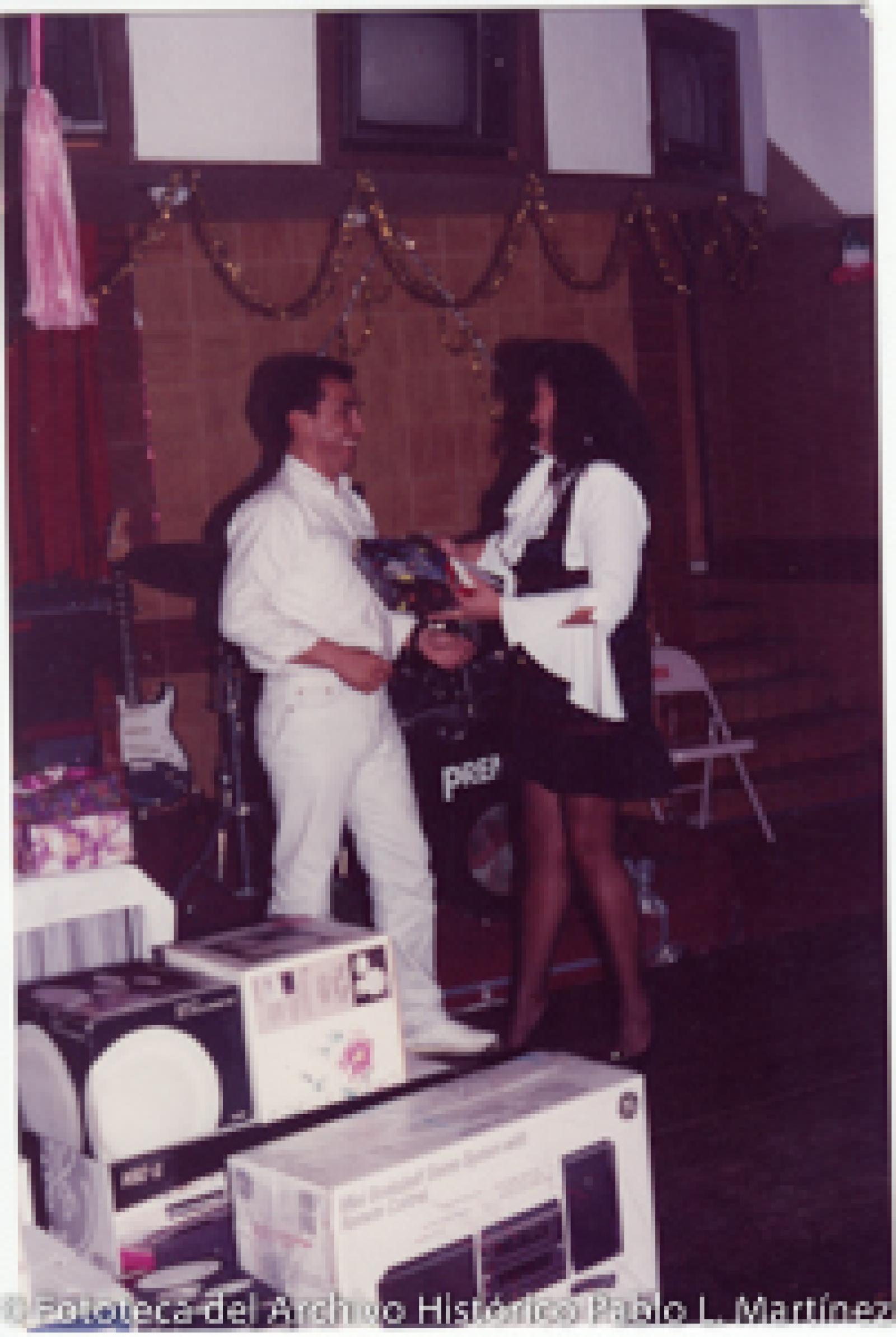 Entrega de regalos.
