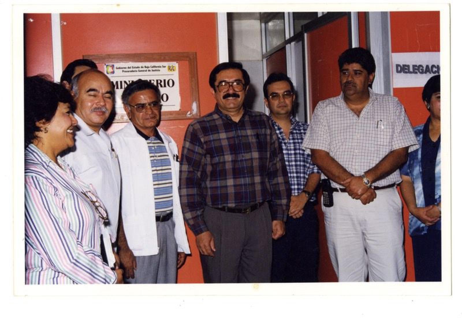 Genaro Cannet en inauguración de la Agencia del Ministerio Público en el Hospital Salvatierra.
