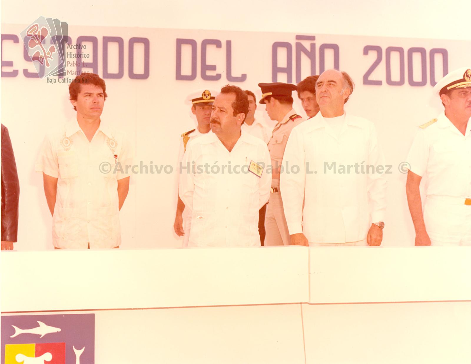 Gira del presidente José López Portillo y Pacheco en Guerrero Negro, Baja California Sur.