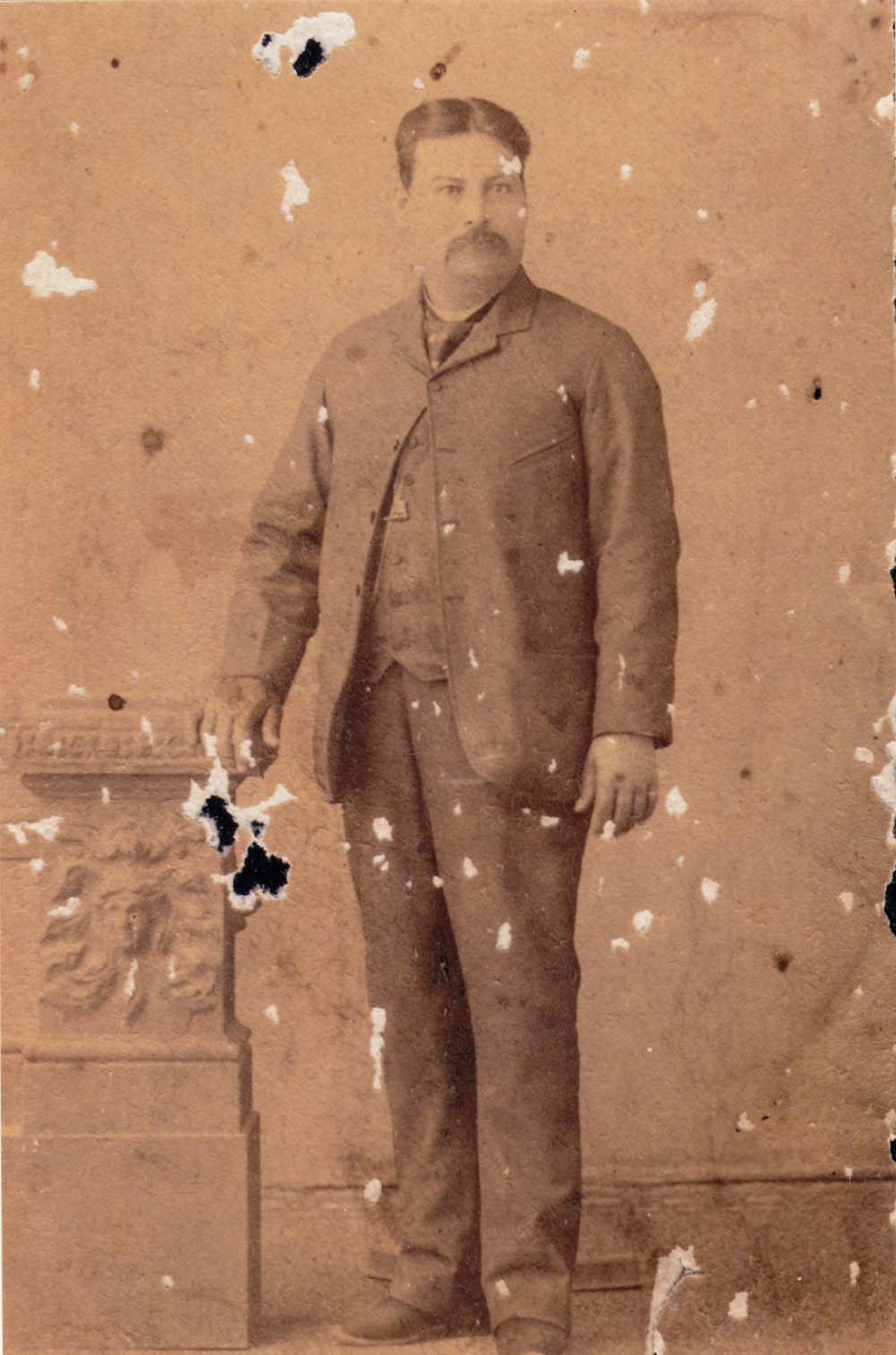Hombre, retrato.
