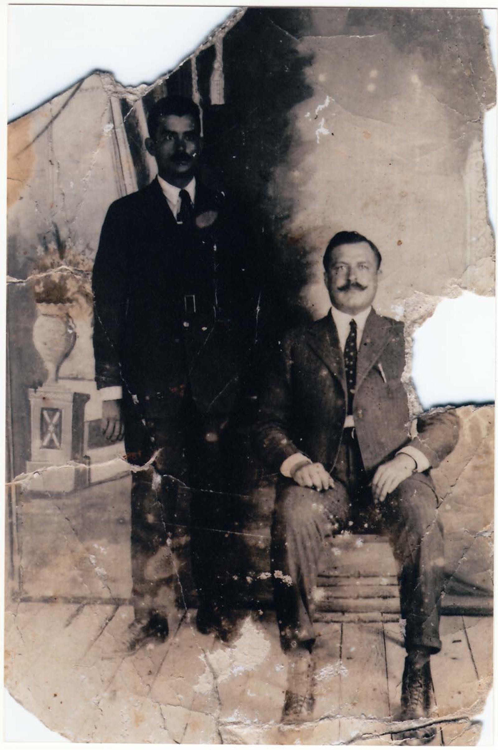 Hombres, retrato.