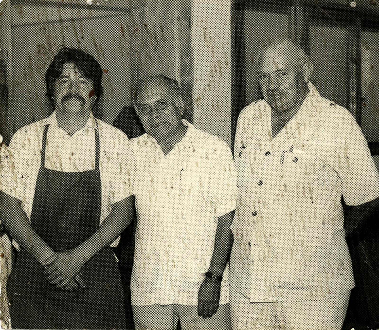 hombres, retrato de grupo.