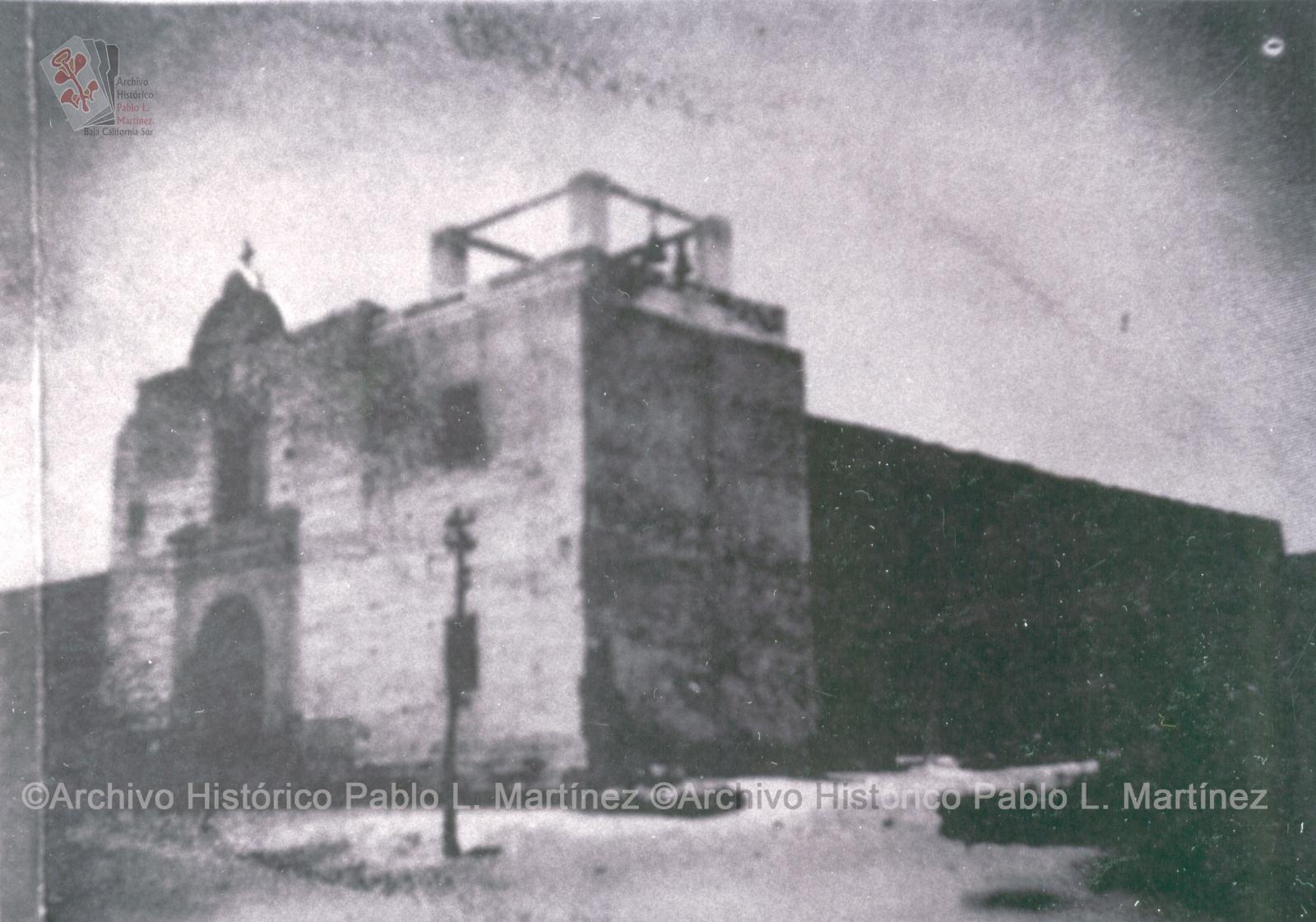 Iglesia de la misión de Nuestra Señora de Loreto de Conchó sin campanario.