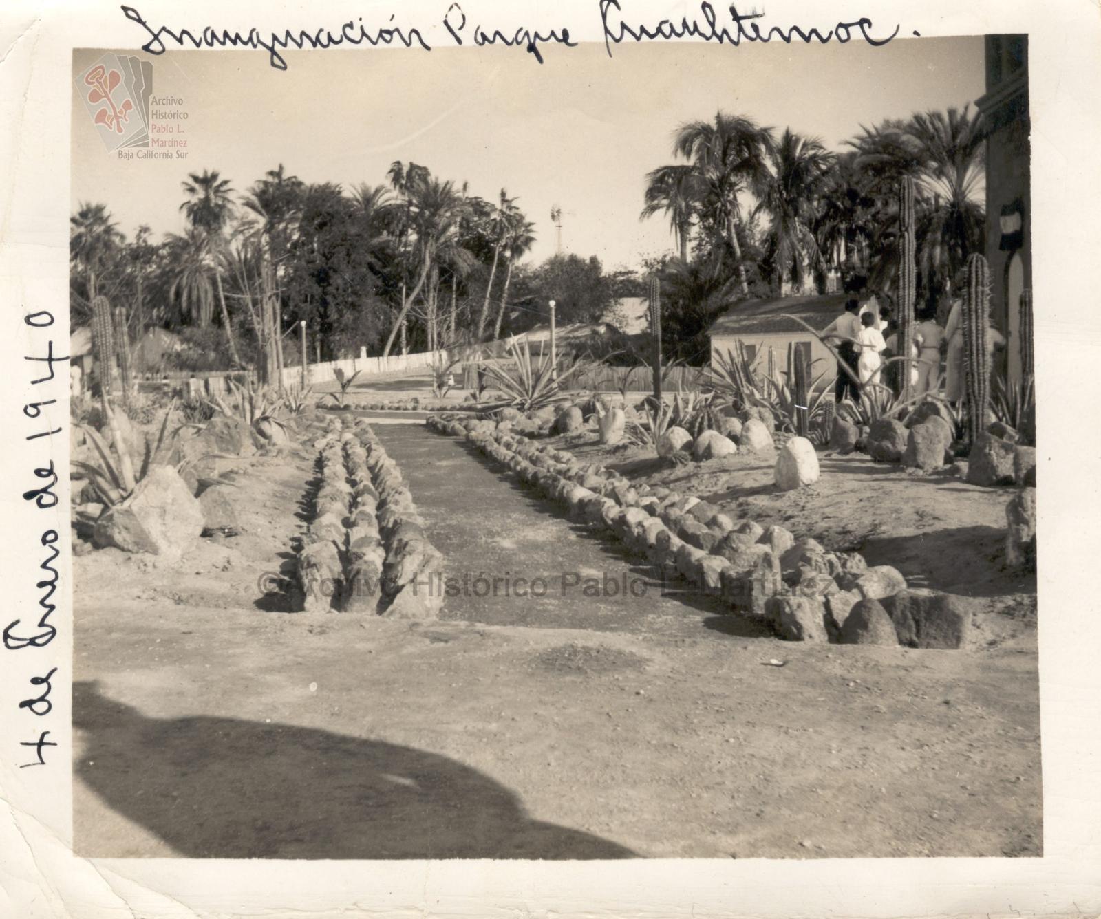 “Inauguración del Parque Cuauhtémoc, 1940”.