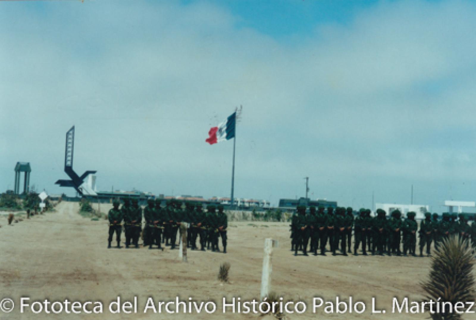 “Incineración de marihuana”, por militares.