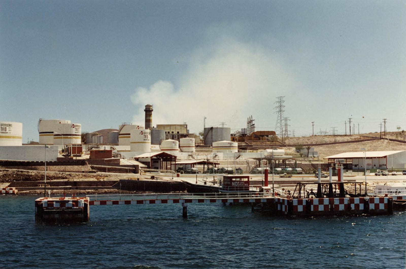 Instalaciones PEMEX, La Paz, Baja California Sur.
