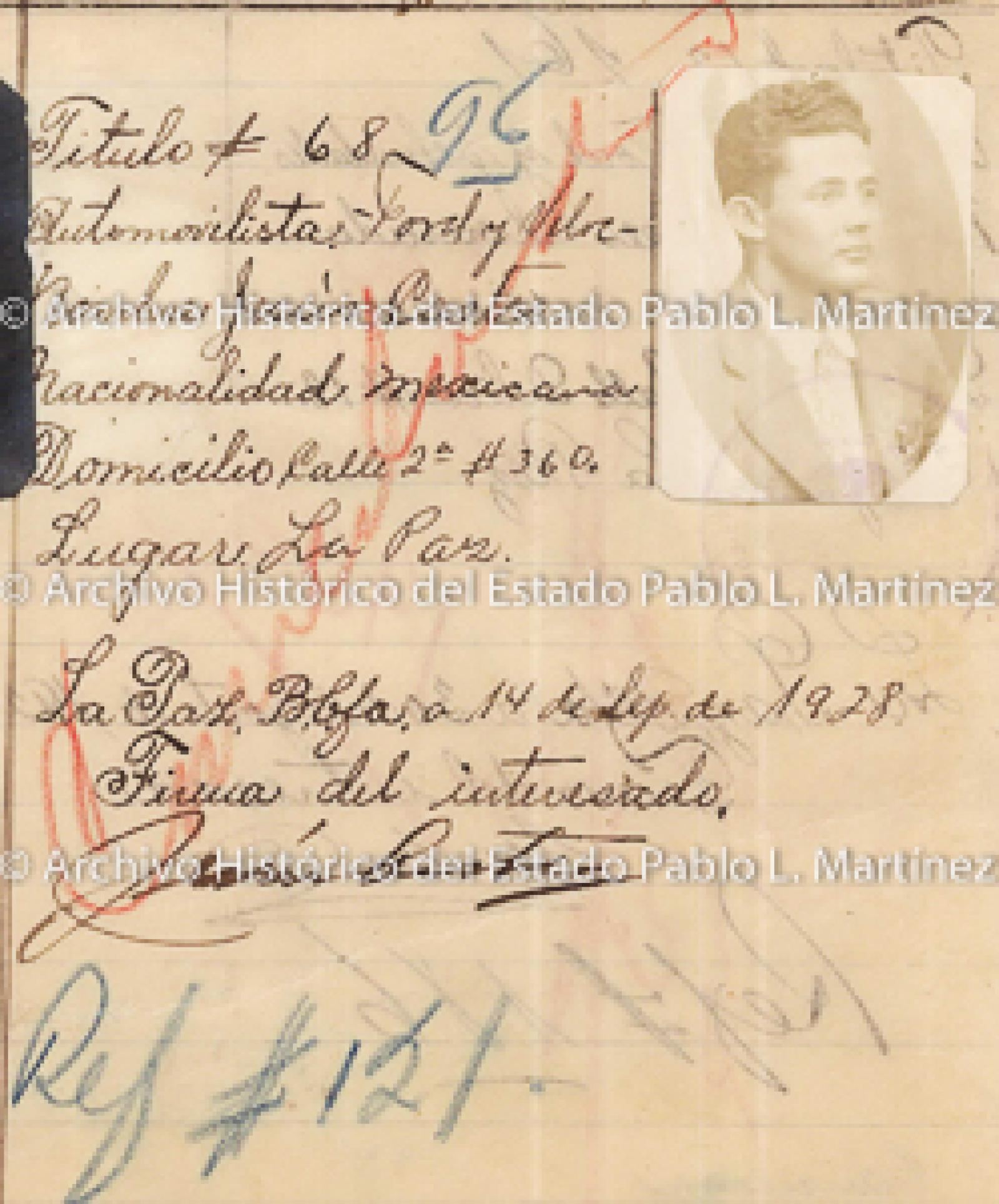 "Jesús Castro", retrato.