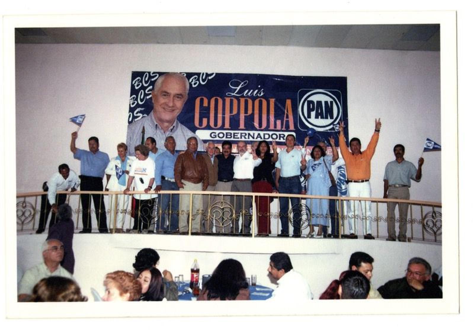 Luis Coppola y equipo de trabajo Partido Acción Nacional PAN.