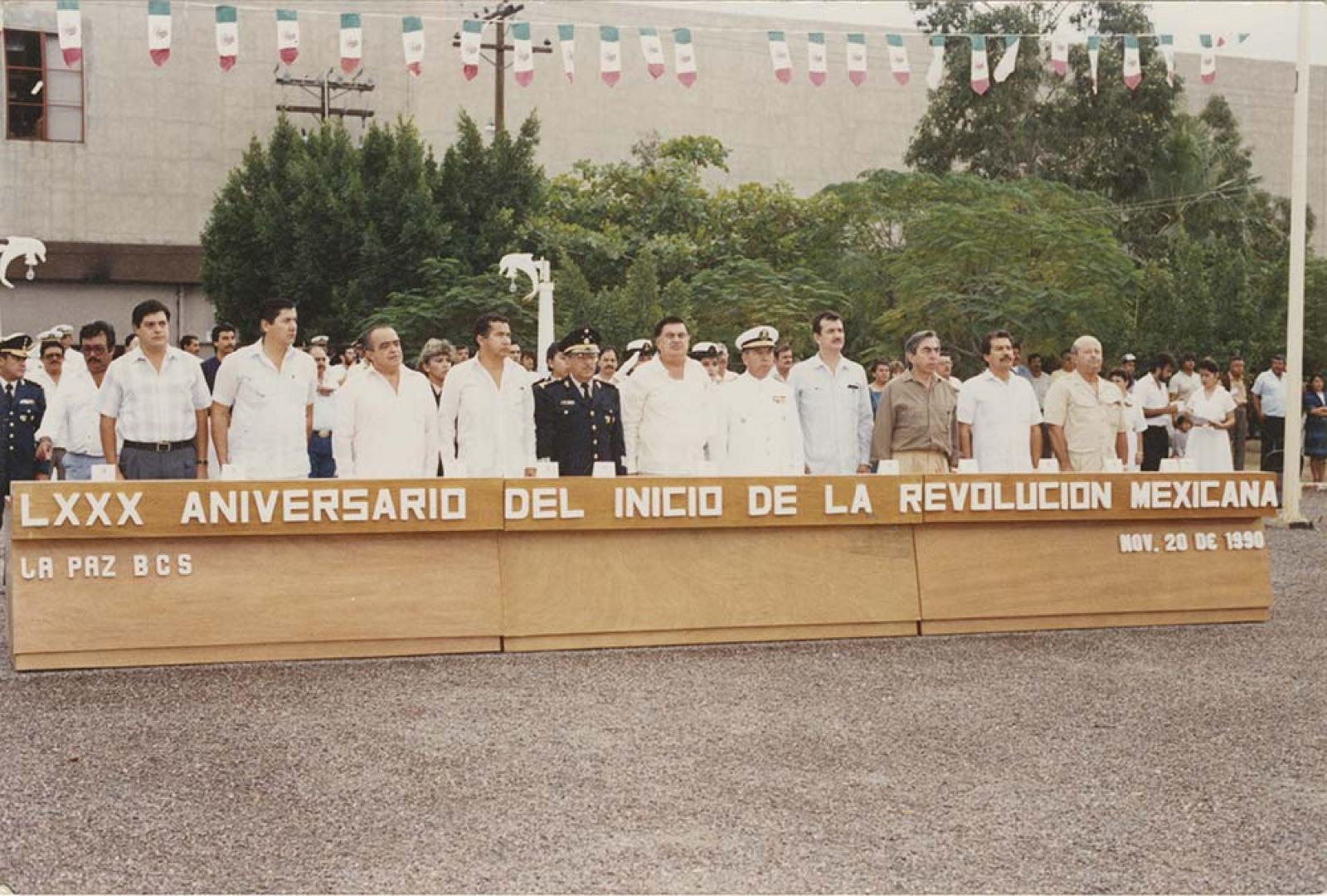 LXXX Aniversario del Inicio de la Revolución Mexicana.