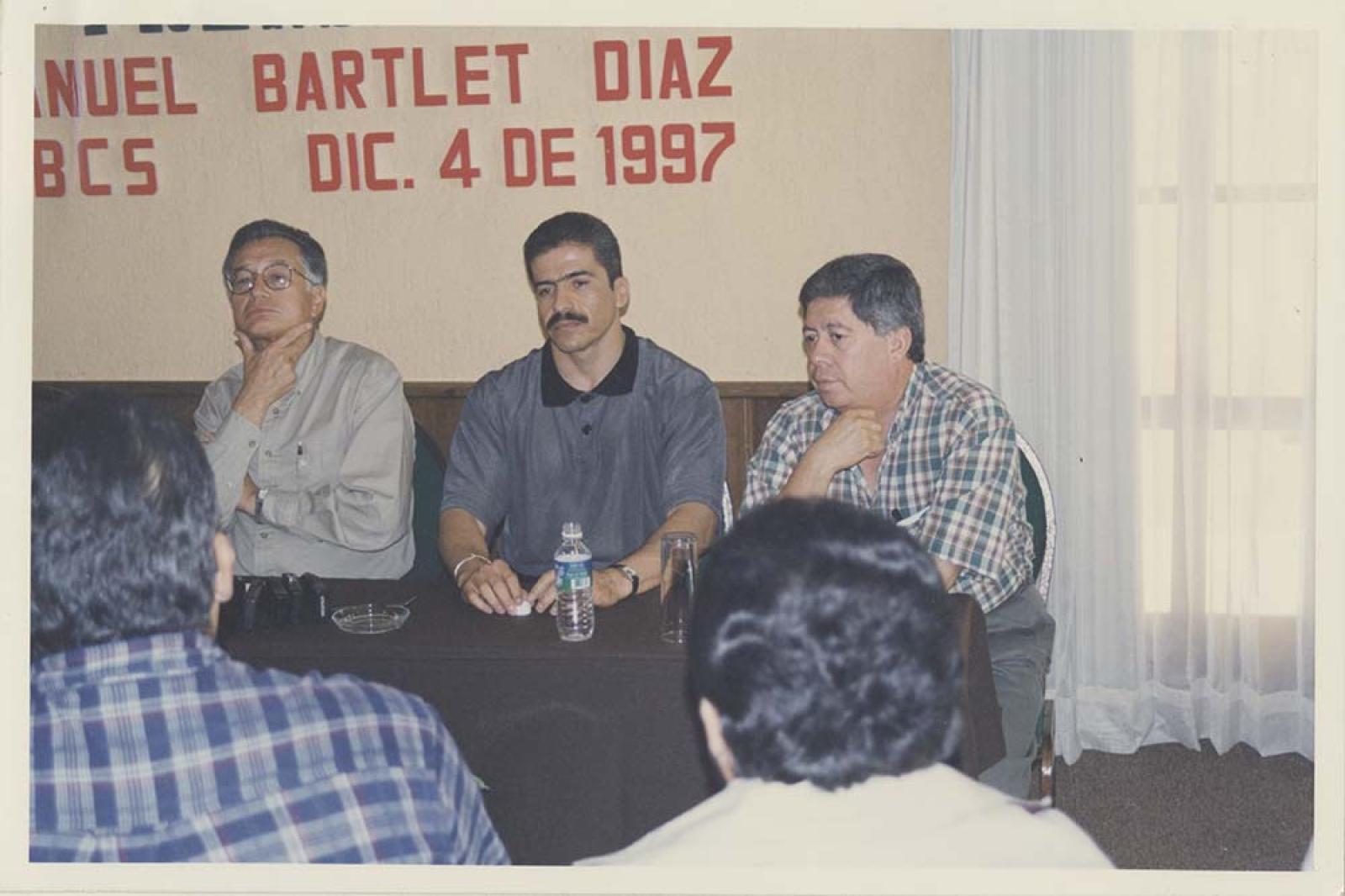 Manuel Bartlet, en acto público.