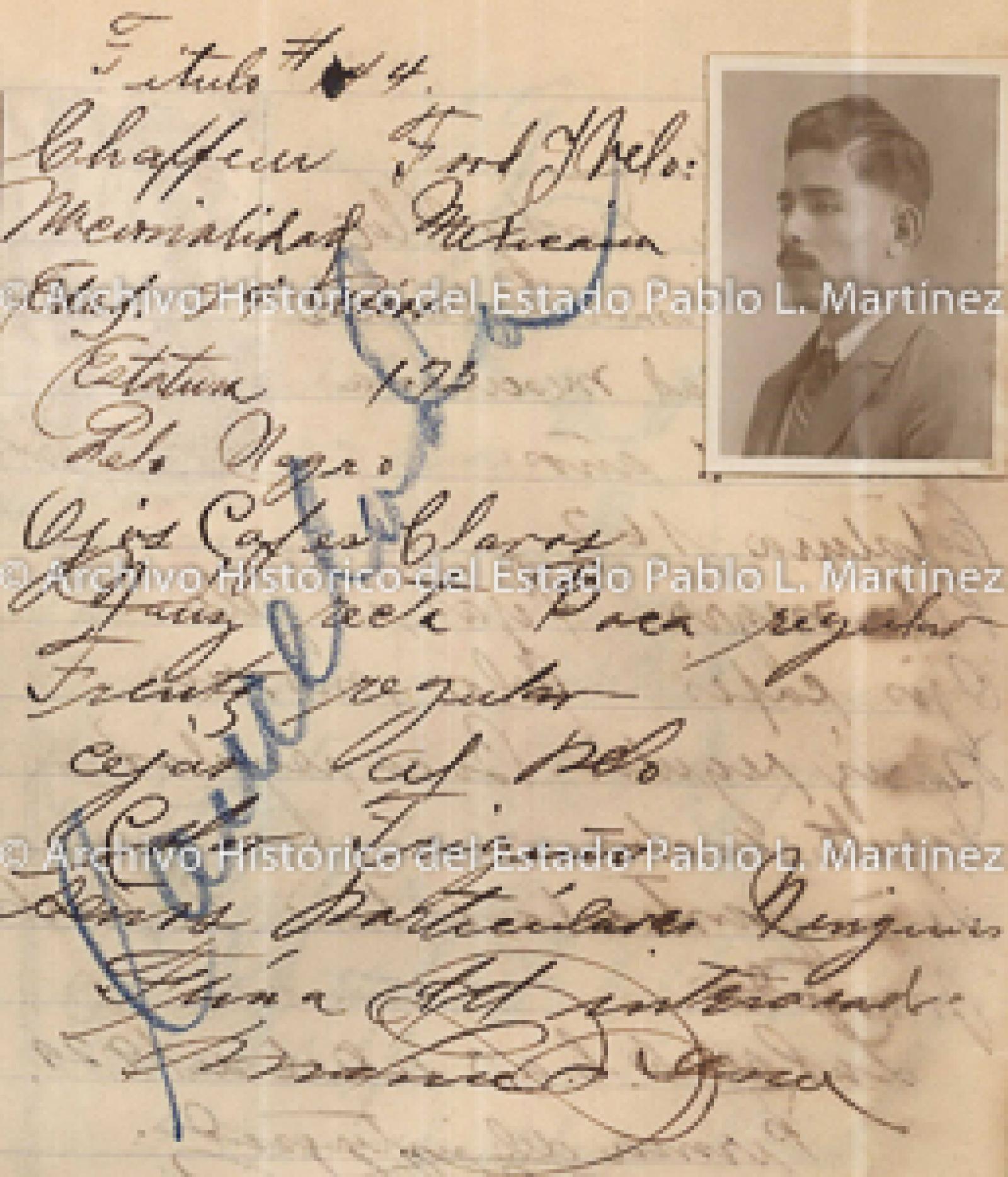 "Manuel G.", retrato.