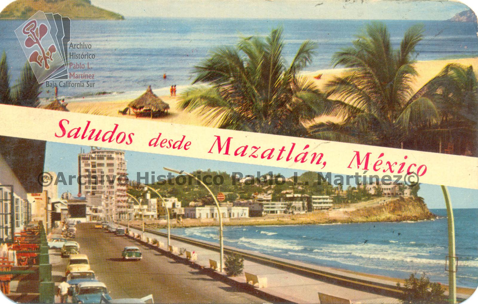 Playa de las Gaviotas y boulevard de las Olas Altas, en Mazatlán, Sinaloa.