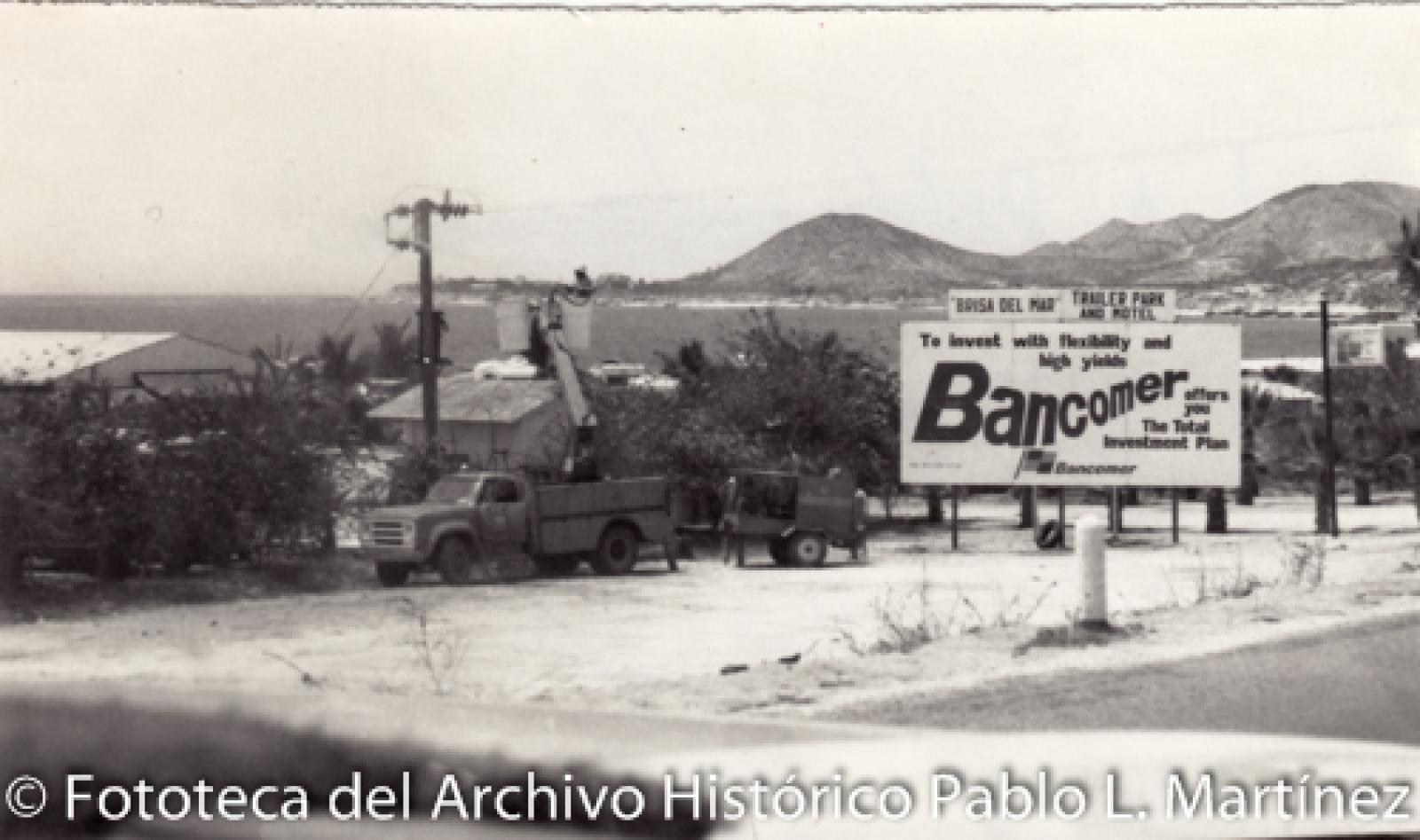 “Publicidad” en la playa.