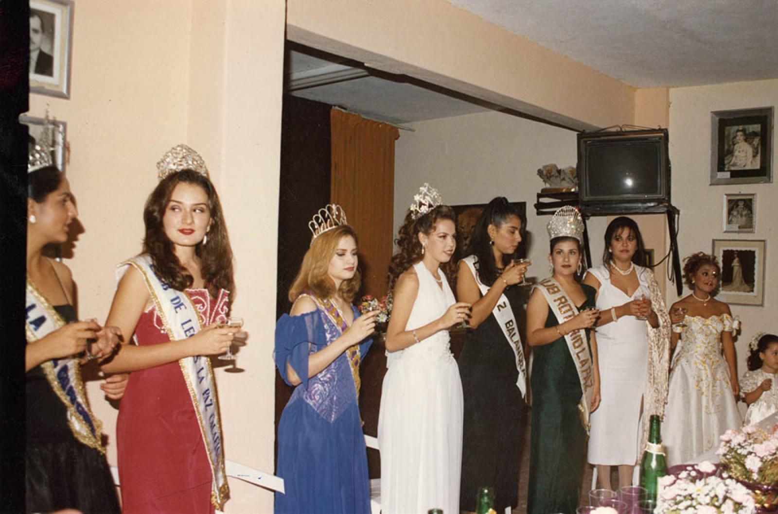 Reinas de belleza.
