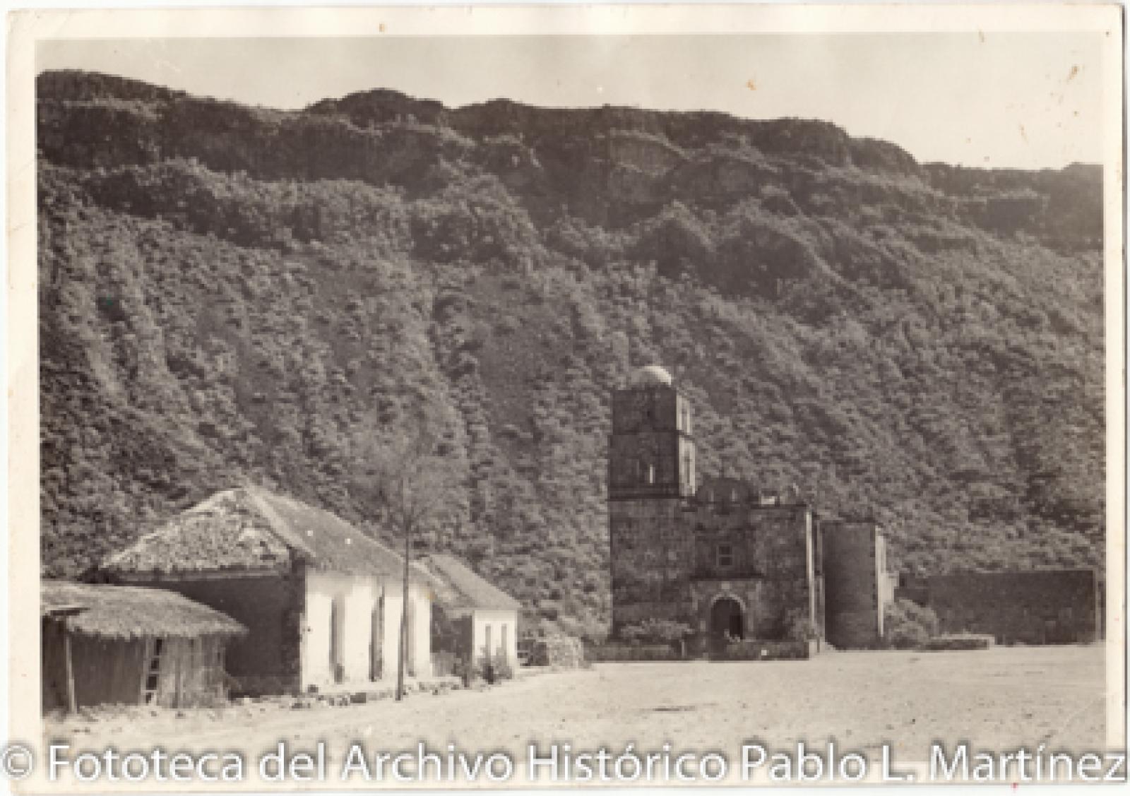 Templo de la misión de San Javier, Baja California.