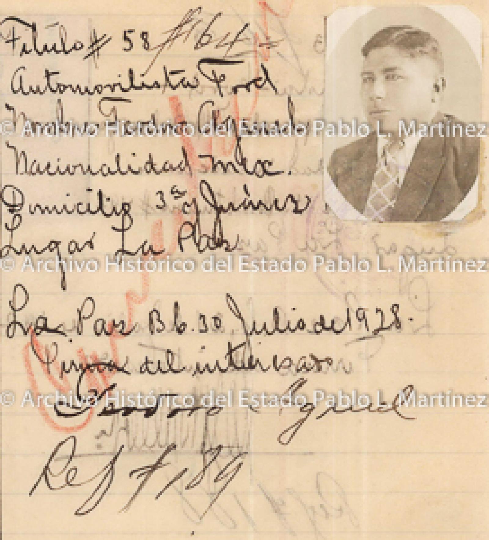"Teodoro Agruel", retrato.