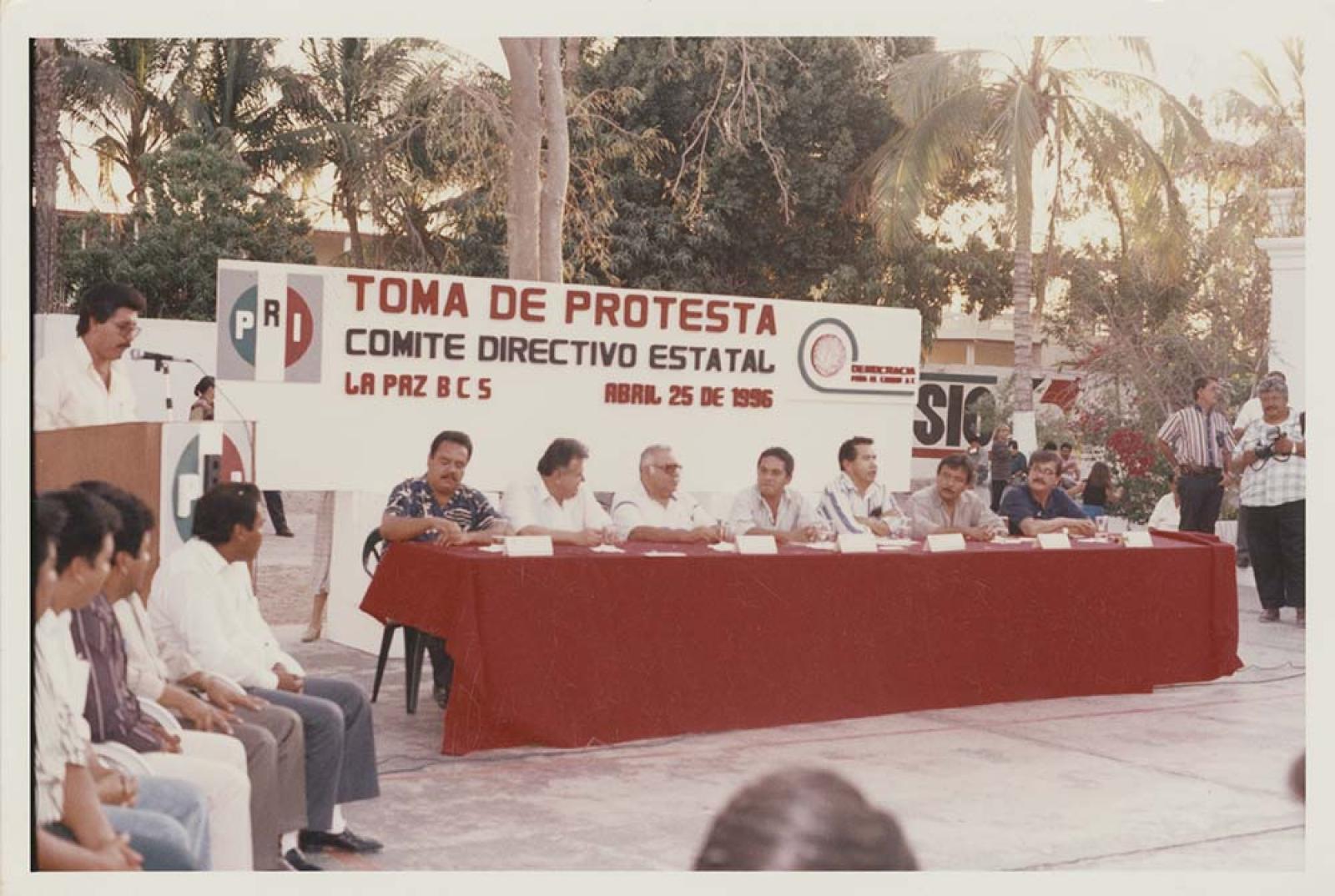 Toma de protesta del Comité Directivo Estatal, PRI.