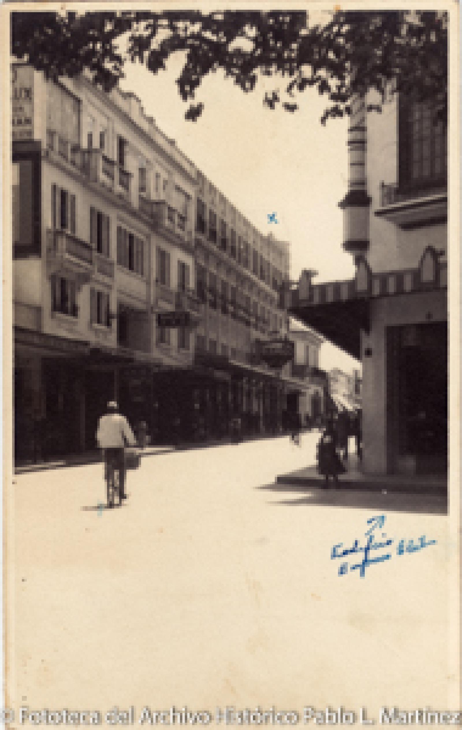 “Vista de la 6ª Avenida Sur, Guatemala”.
