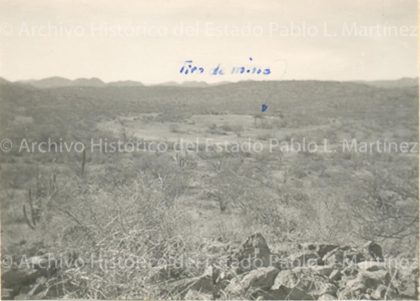 Vista panorámica del predio Ojo de Agua del Infierno.