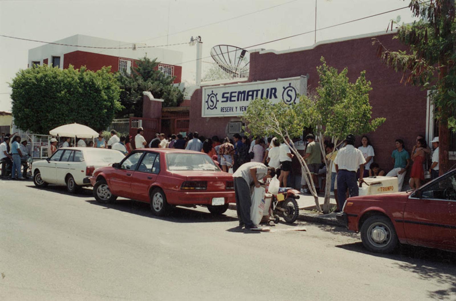Vista parcial del edificio de la Sematur.