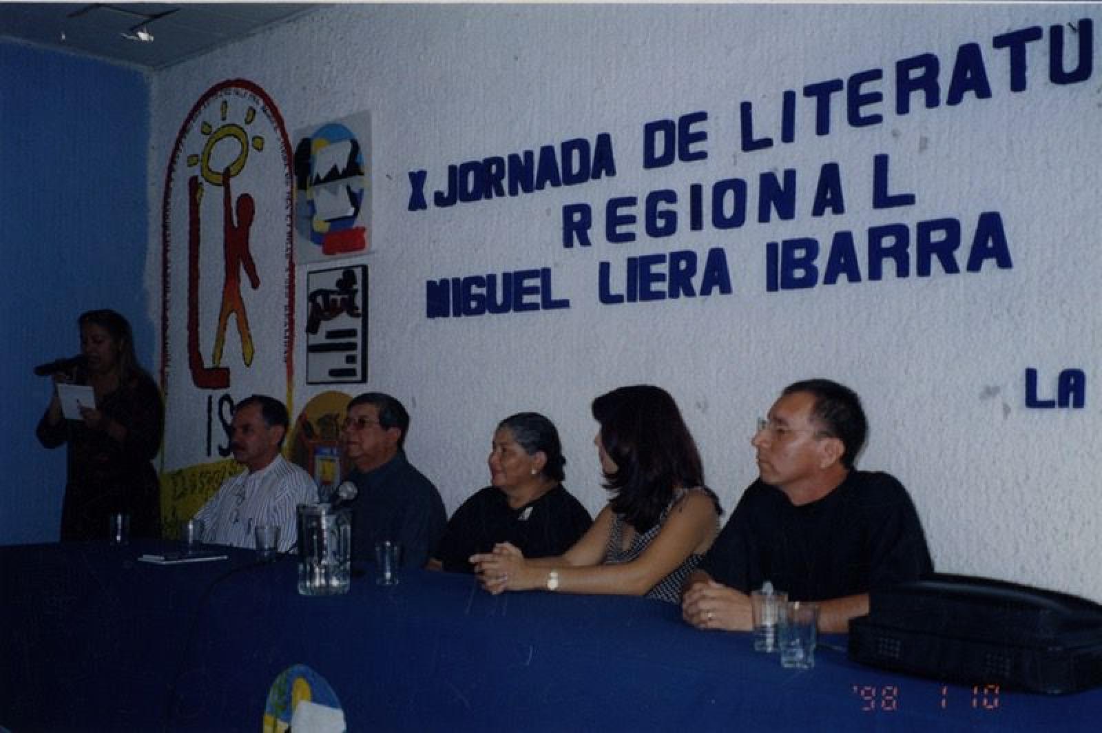 “X Jornadas de Literatura Regional”.
